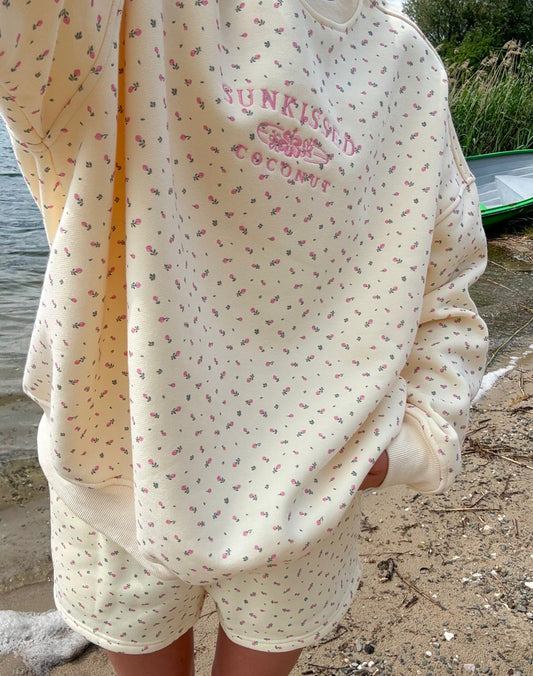 Holiday Rosette Crewneck