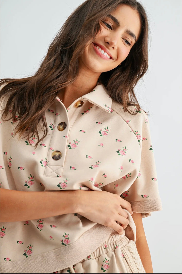 Vintage Petals Top