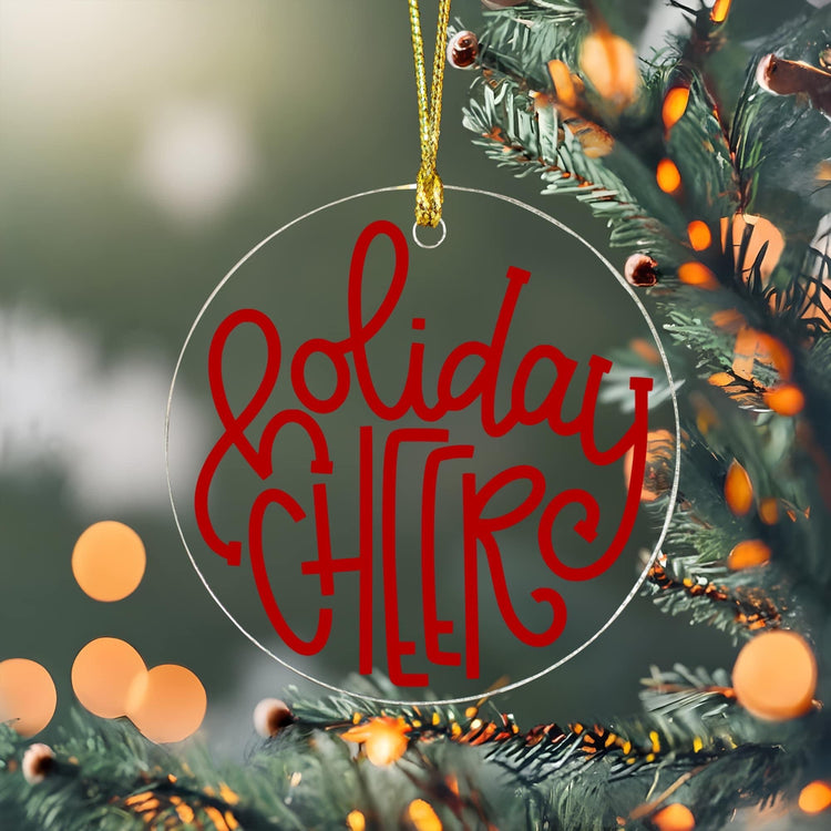 Acrylic holiday ornaments