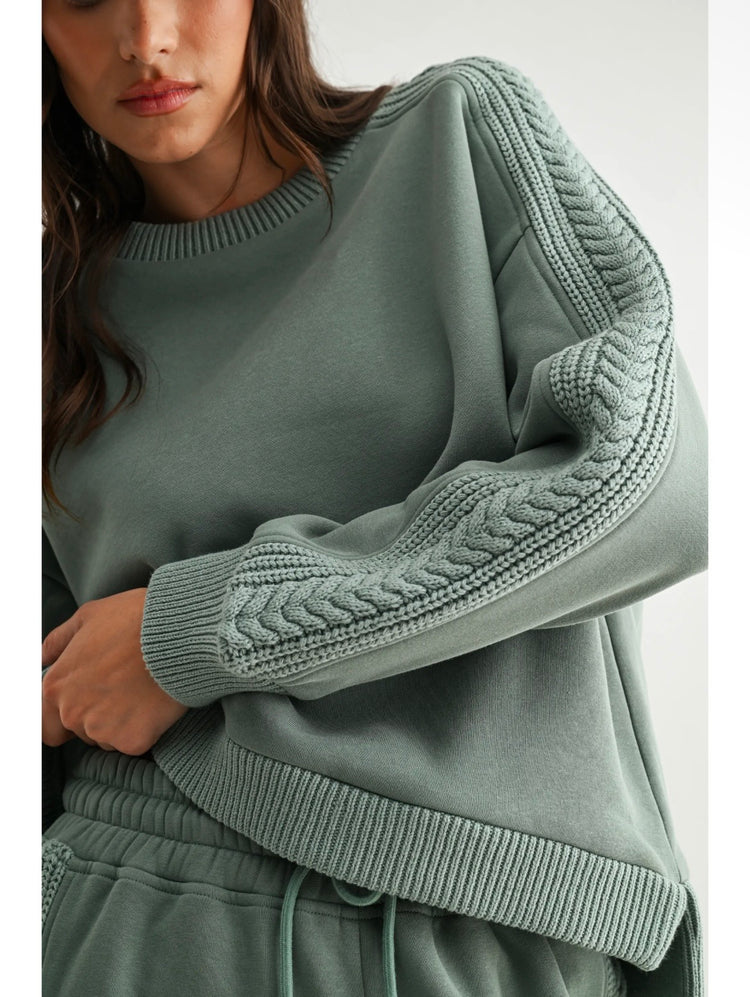 Ivy Cable Knit Sweater