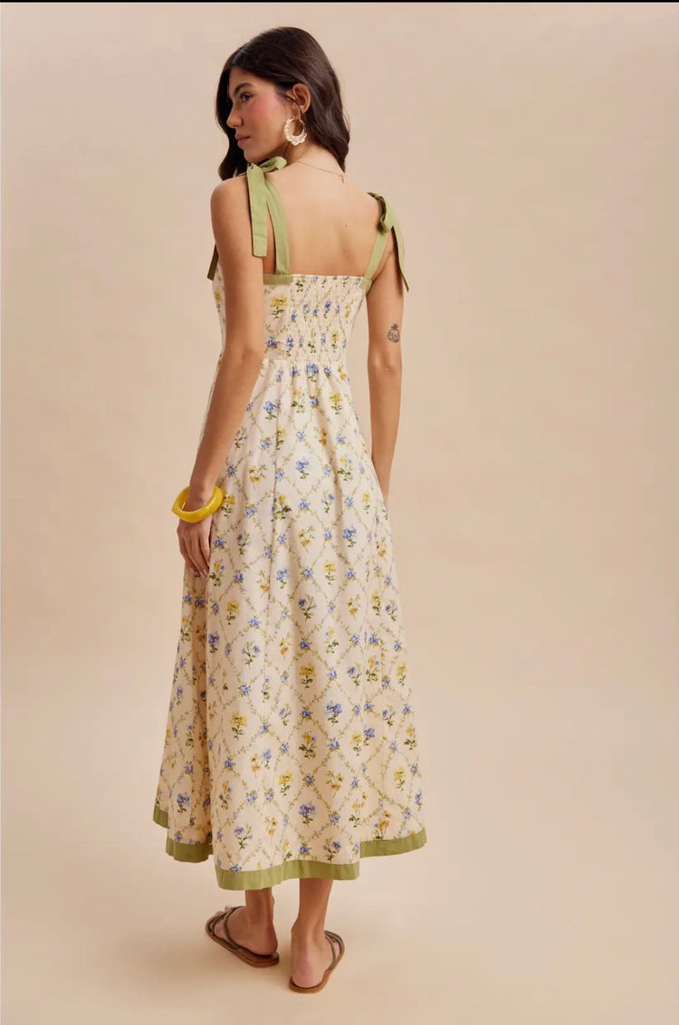 Botanical Bliss Maxi Dress