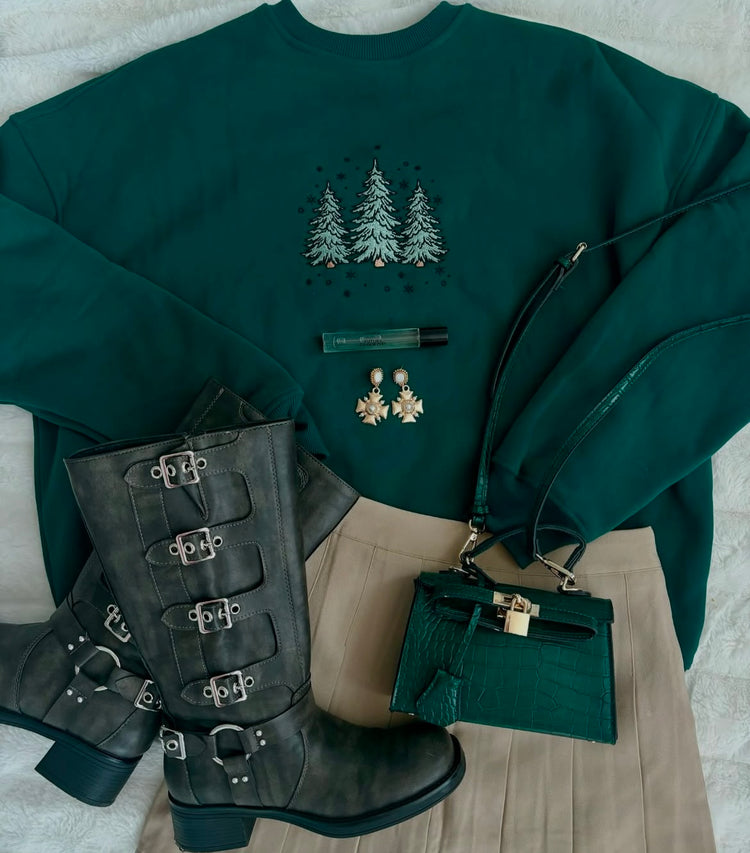 Merry Evergreen Crewneck