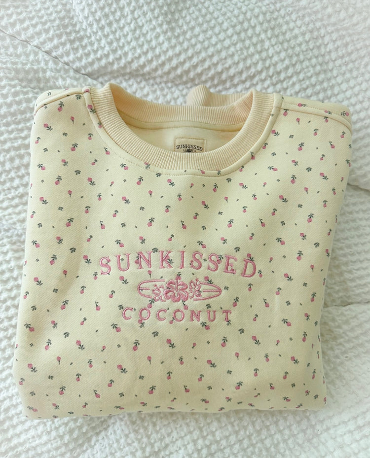 Holiday Rosette Crewneck