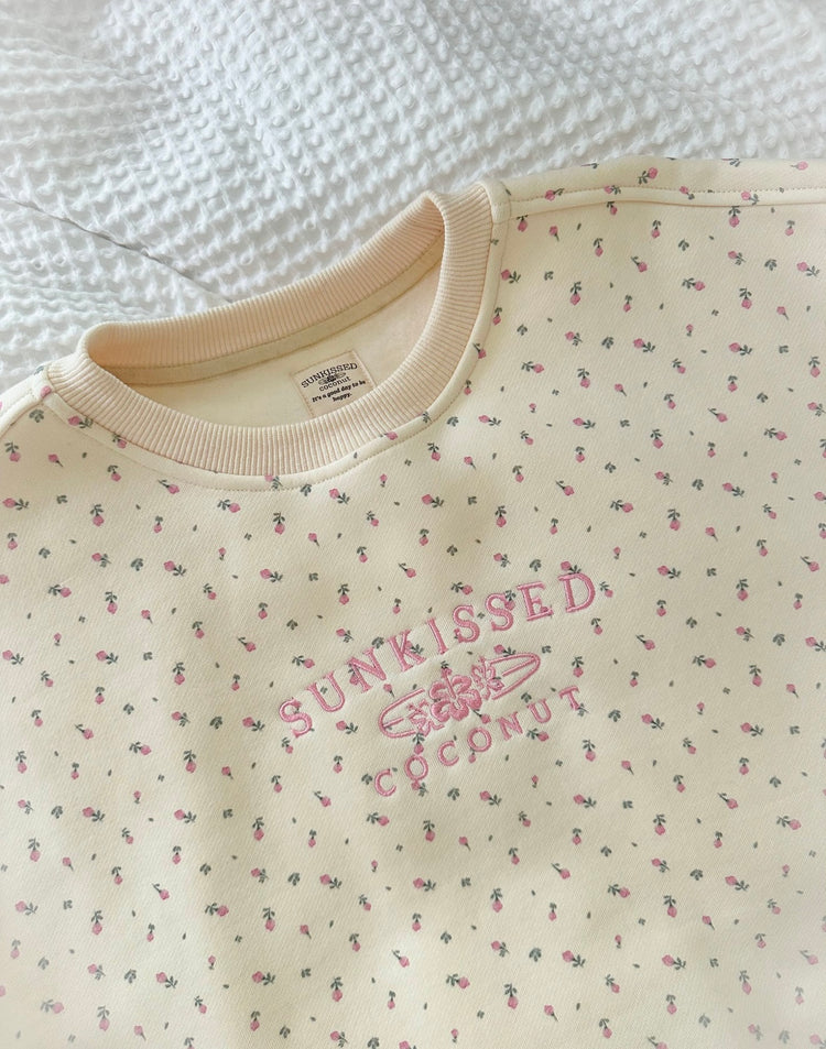 Holiday Rosette Crewneck