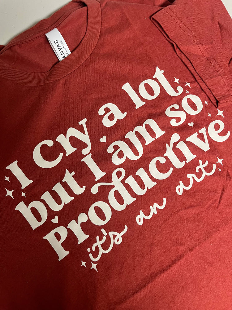 I cry a lot tee