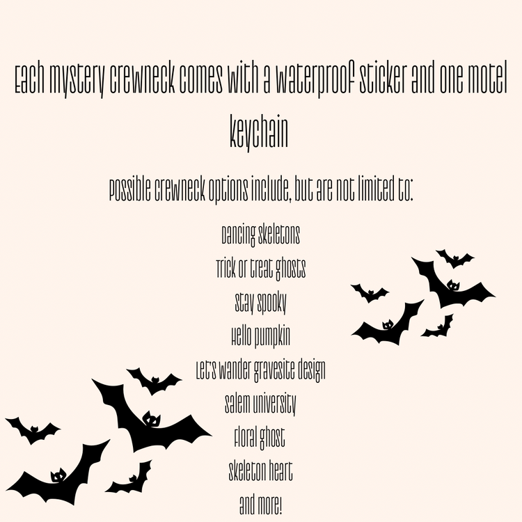 Mystery Halloween Crewneck Sweaters