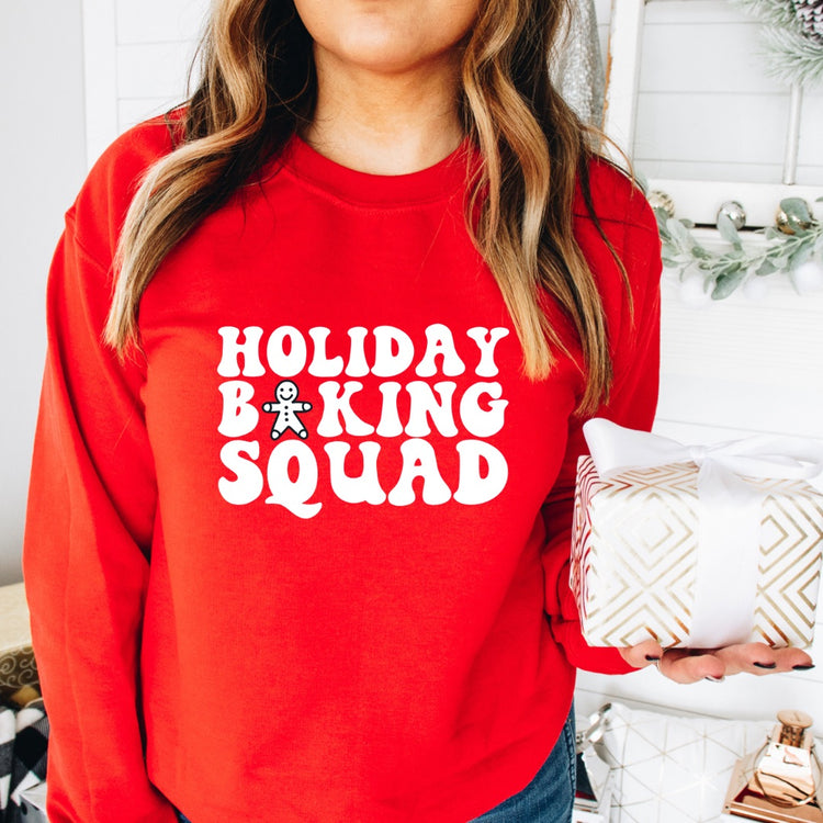 Holiday baking squad crewneck