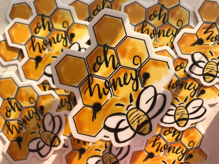 Honeybee sticker