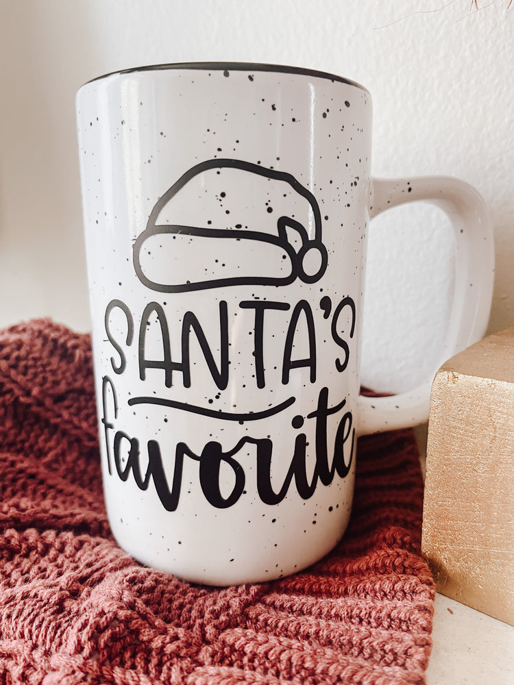 Santa’s favorite tall campfire mug