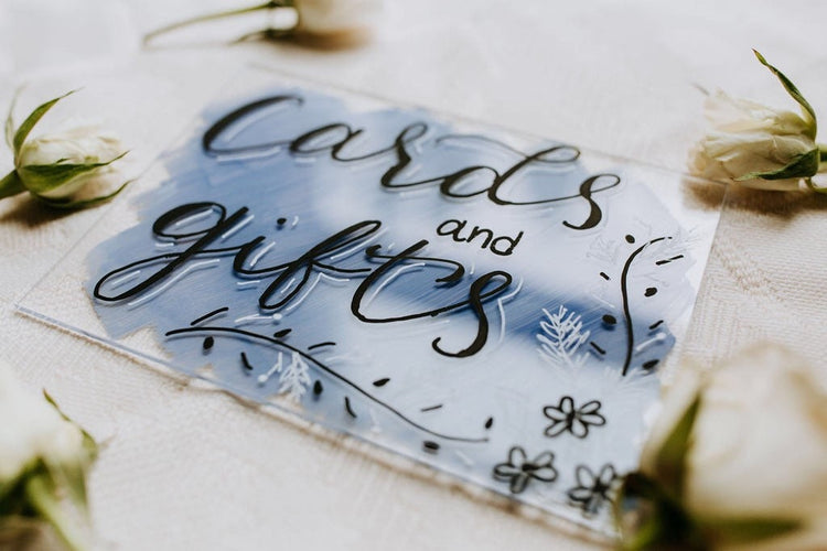 Cards and gifts sign