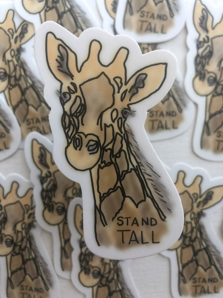 Giraffe sticker