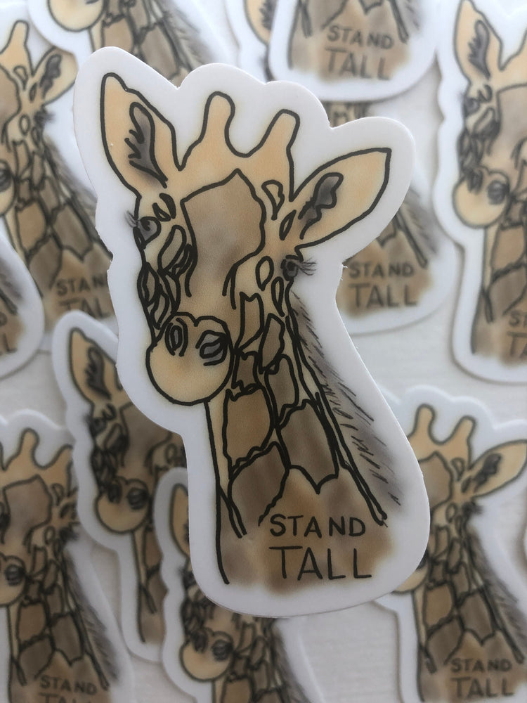 Giraffe sticker