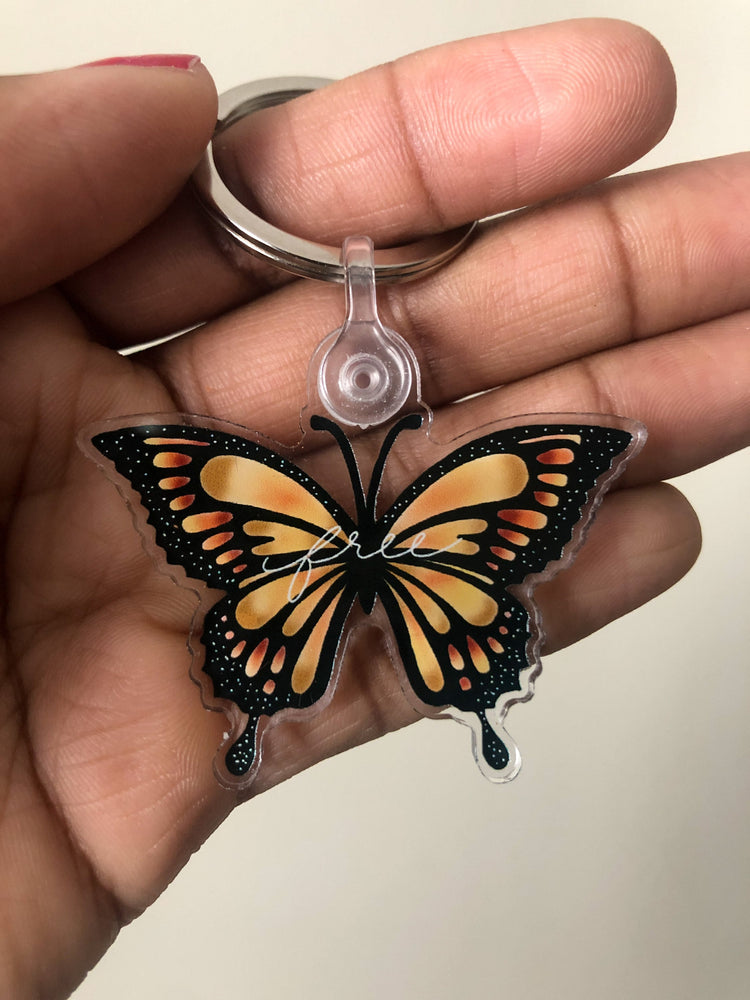 Butterfly keychain