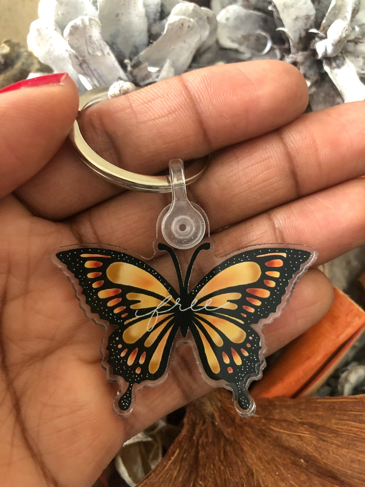 Butterfly keychain