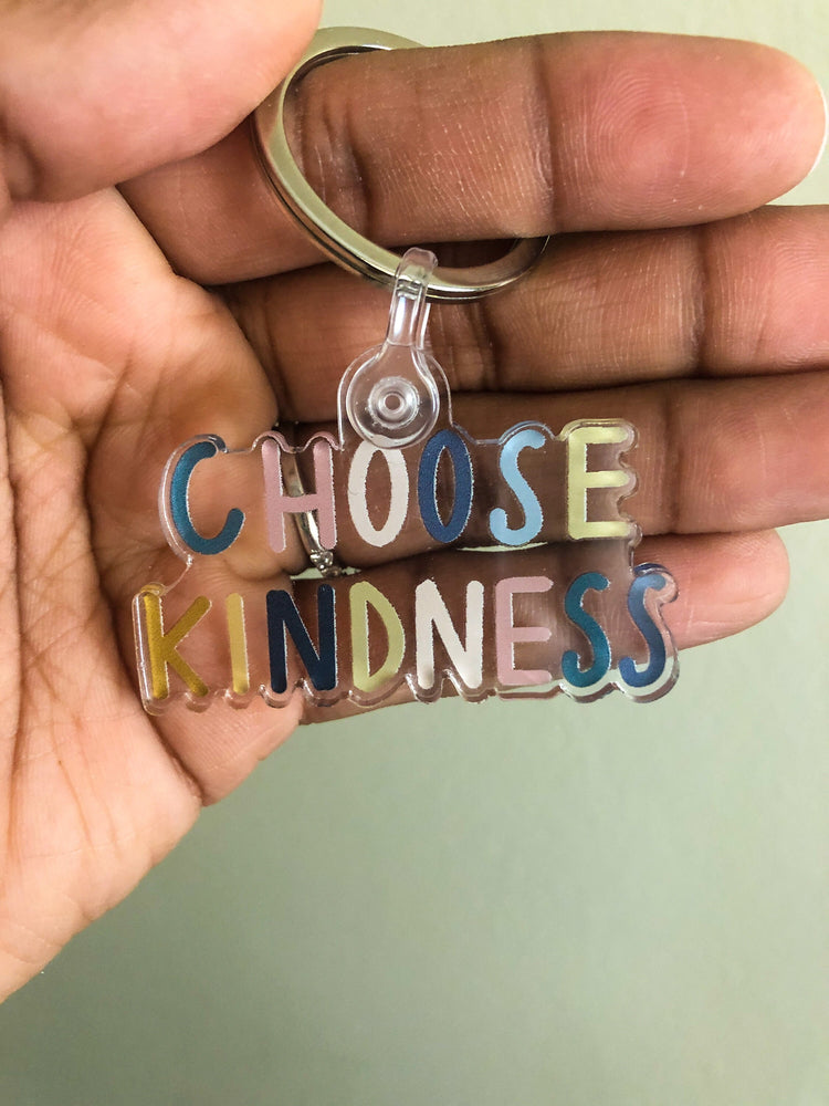 Choose kindness keychain