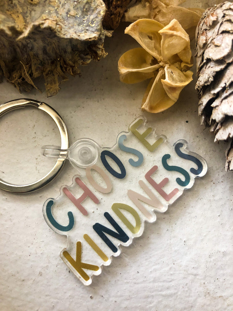 Choose kindness keychain