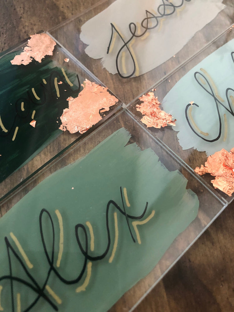 Acrylic place cards