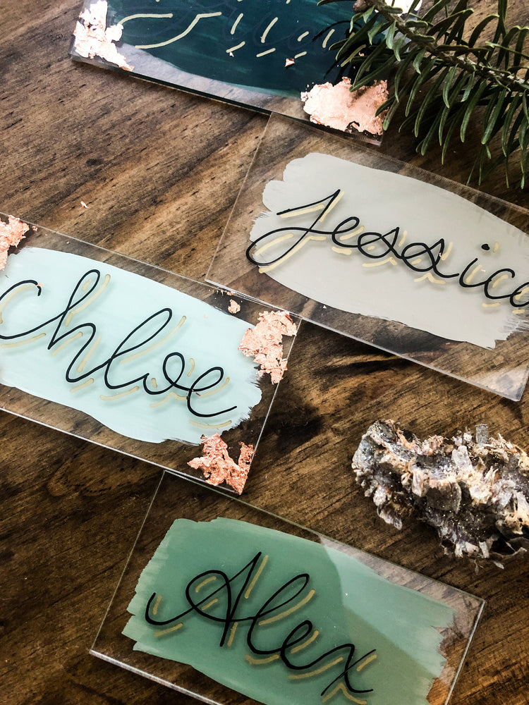 Acrylic place cards