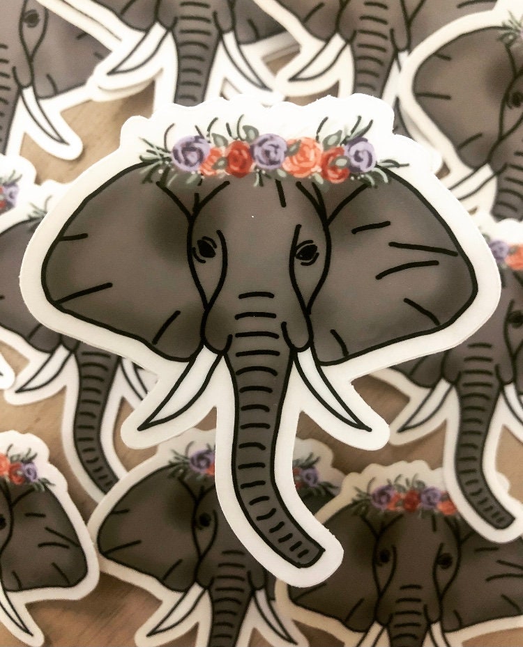 Elephant sticker