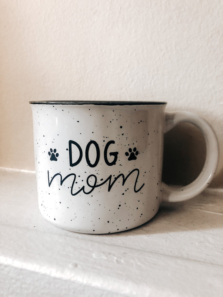 Dog mom campfire mug