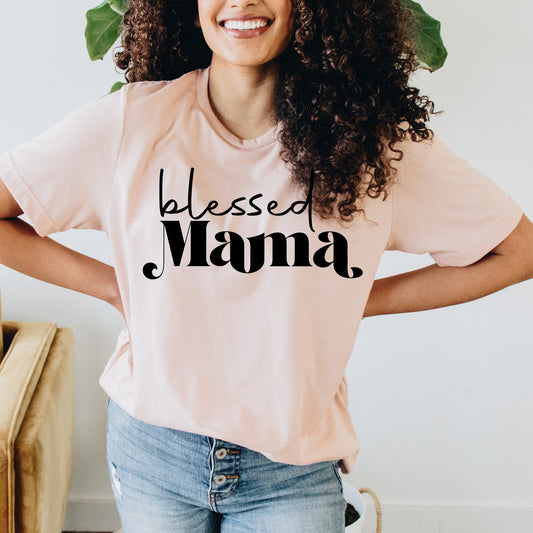 Blessed mama shirt