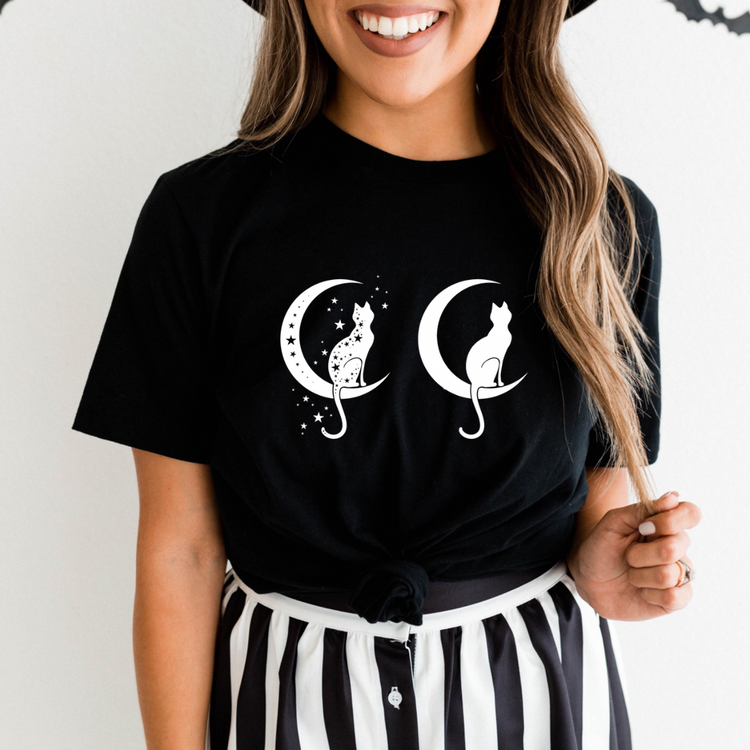 Celestial cat tee