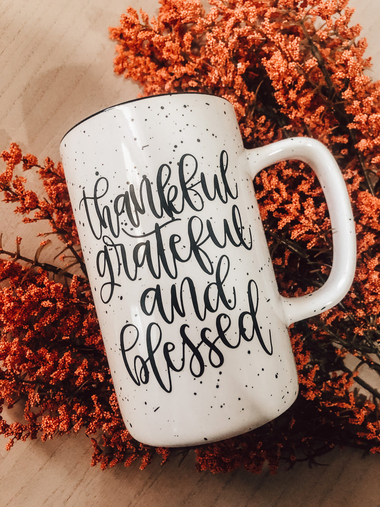 Thankful tall campfire mug