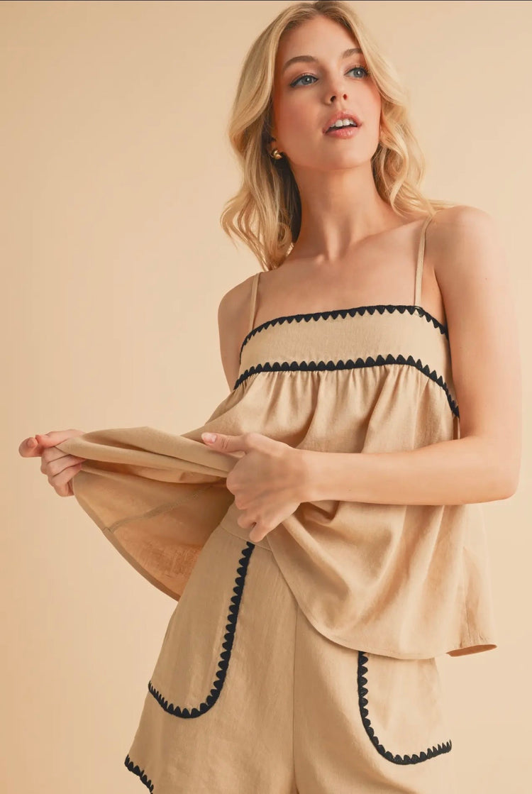 Cabana Matching Set- Beige