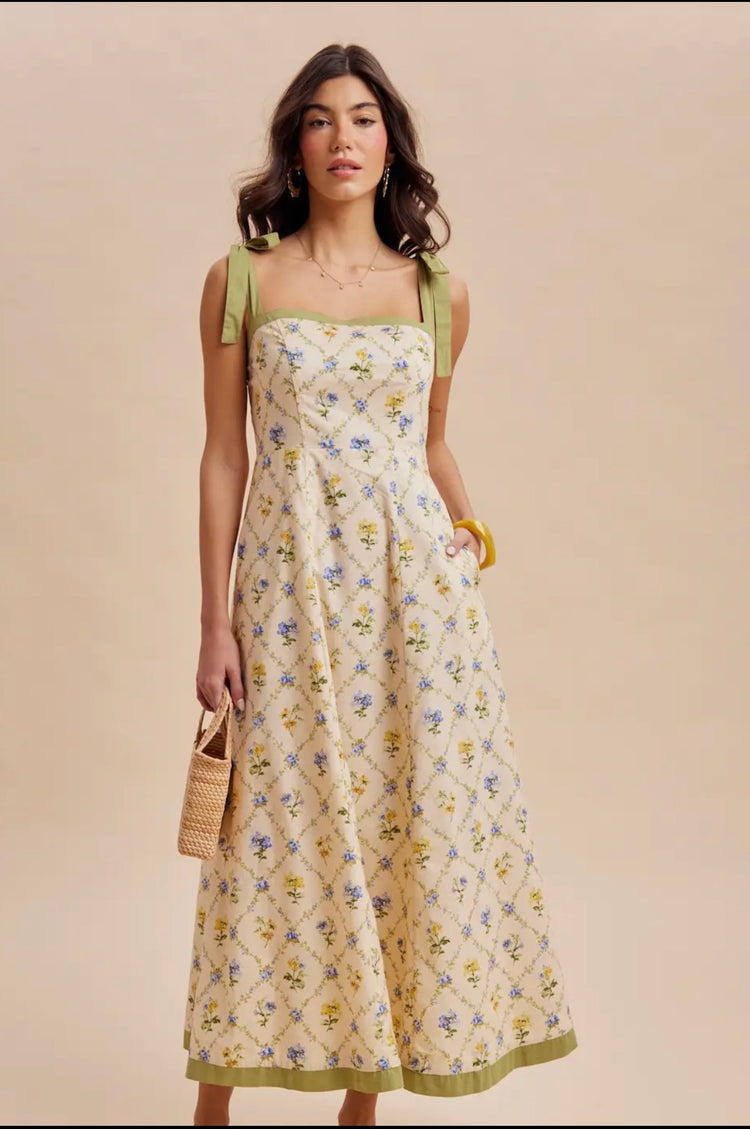 Botanical Bliss Maxi Dress
