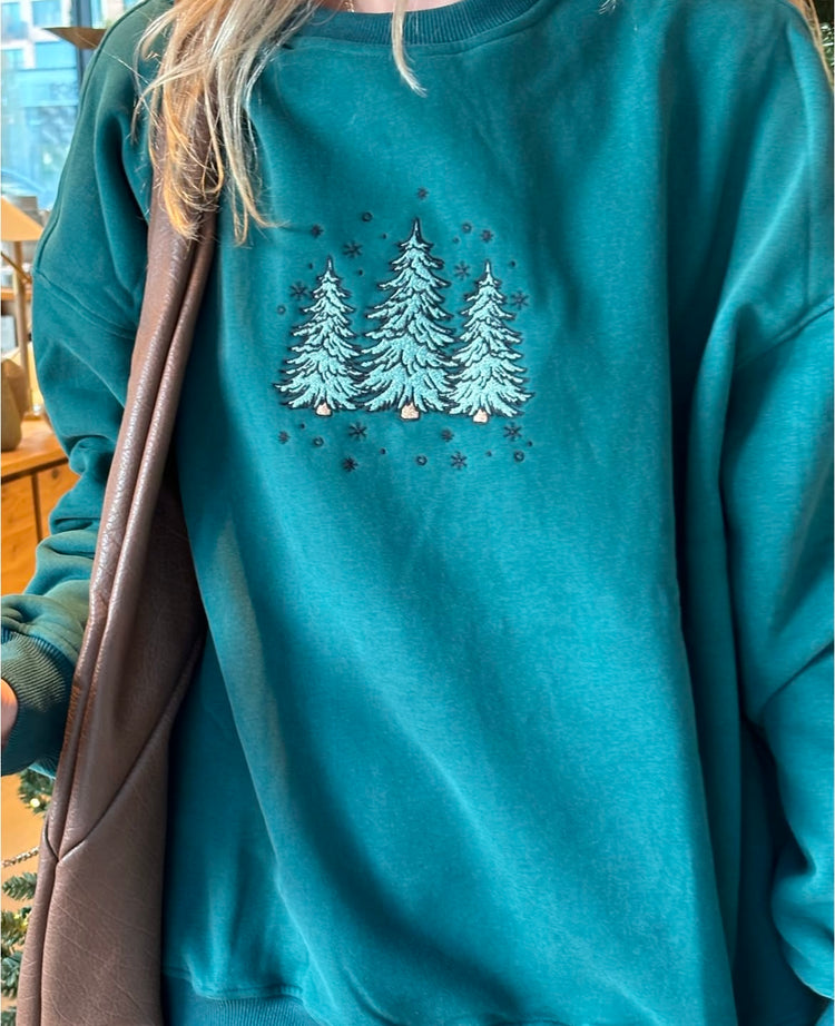 Merry Evergreen Crewneck