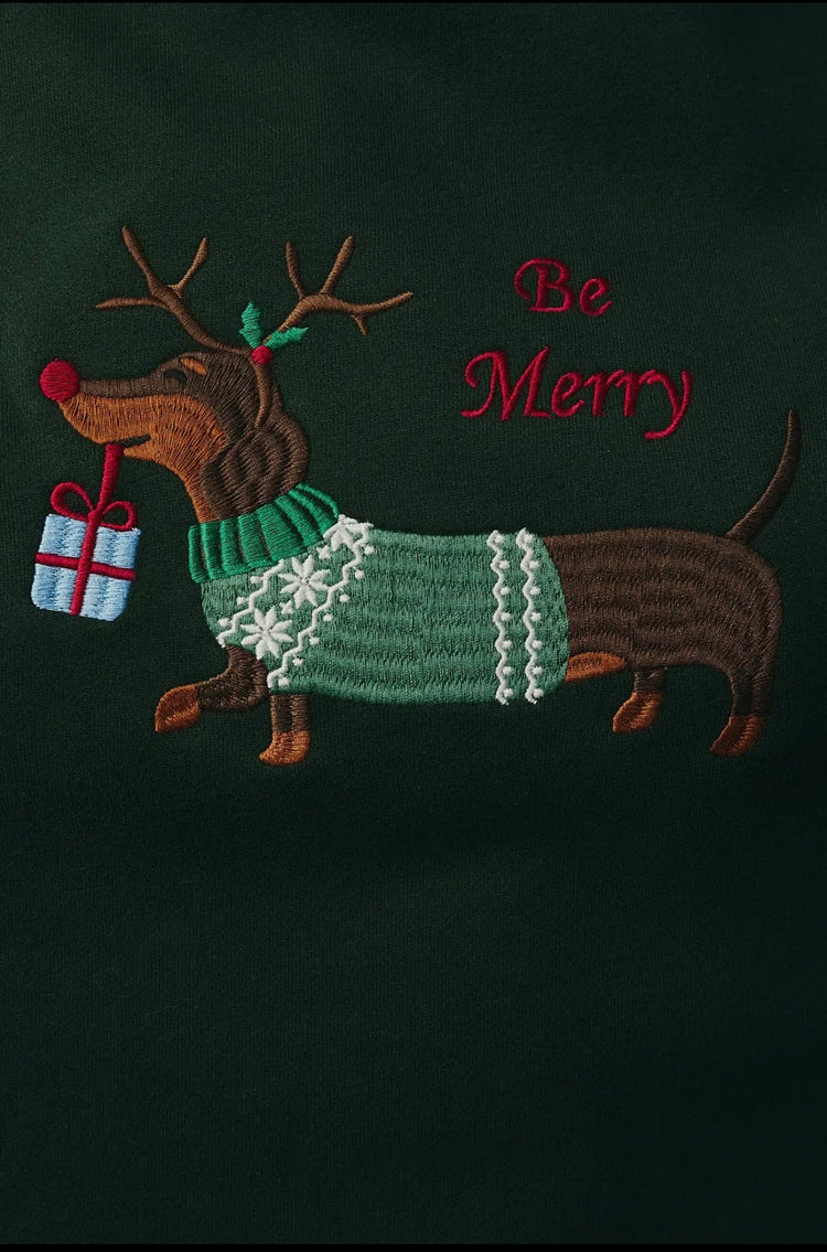 Weenie Holiday Embroidered Crewneck