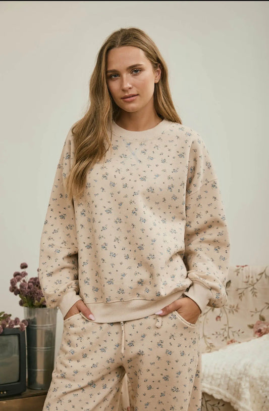 Ditsy Floral Crewneck