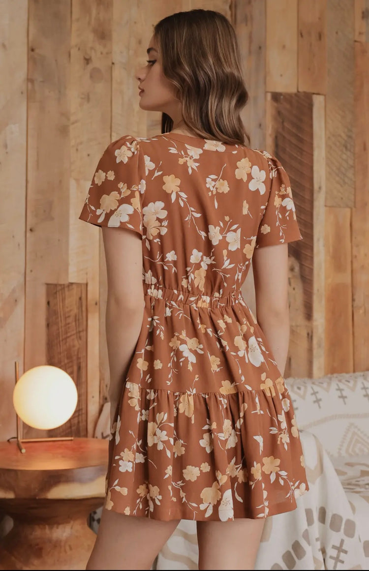 Autumn Floral Dress