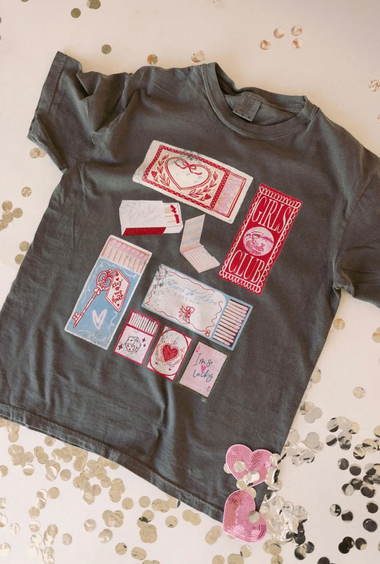 Girls Club Matchbook Tee