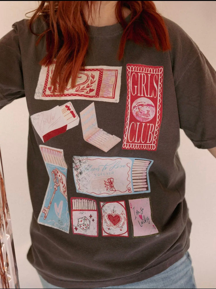 Girls Club Matchbook Tee