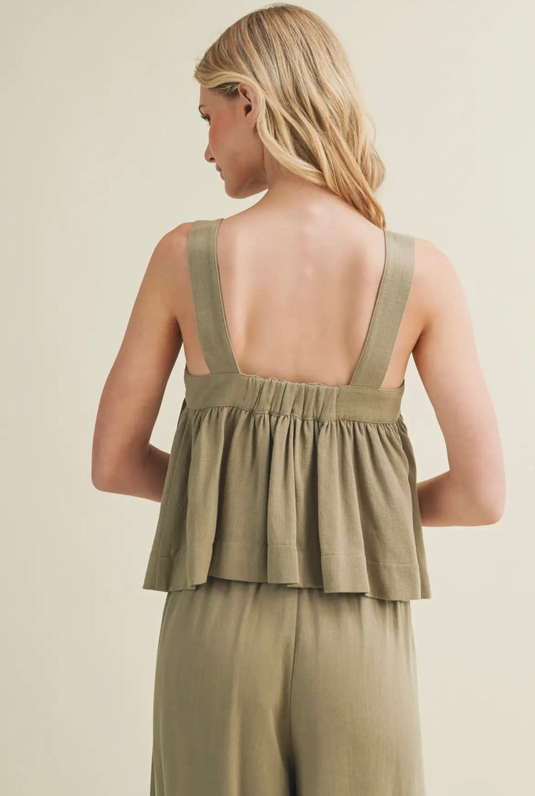 Flowy Fern Tank Top