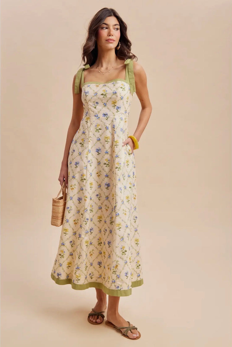 Botanical Bliss Maxi Dress