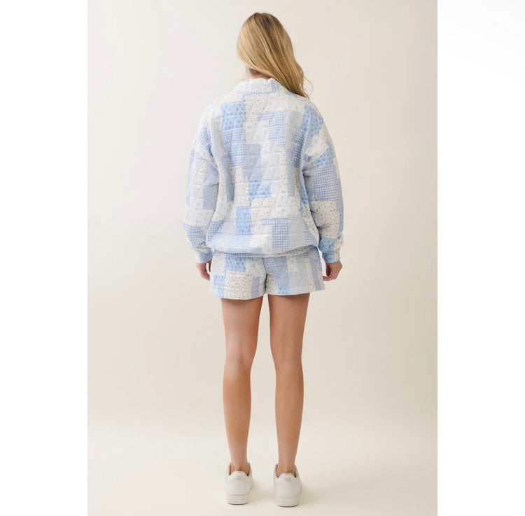 Cloud Nine shorts- Baby Blue