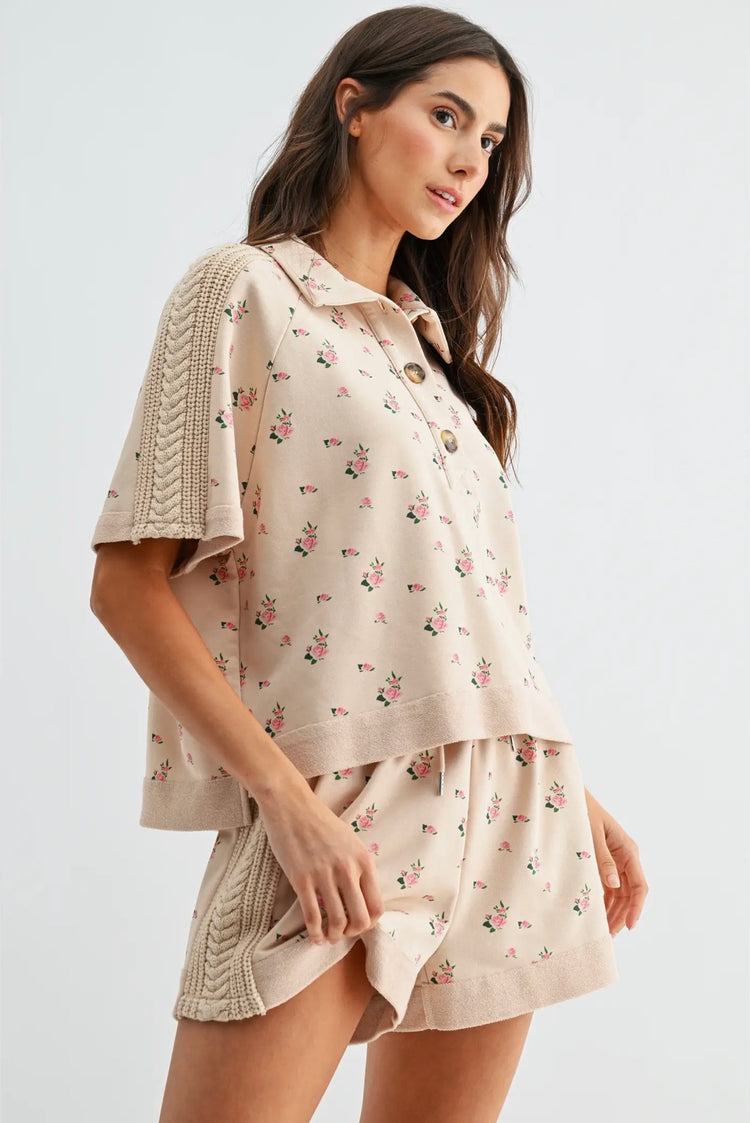Vintage Petals Top