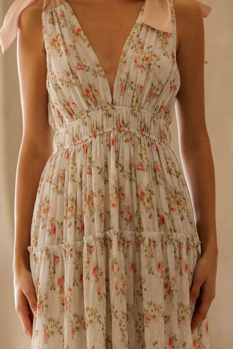 Garden Reverie Dress in White