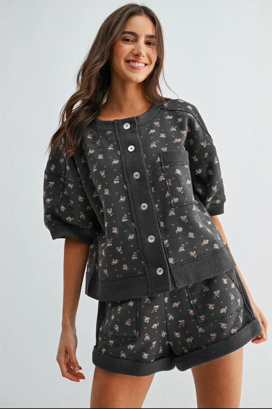 Dusty Petals Top