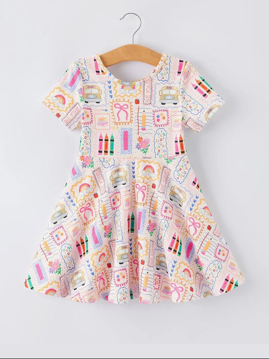 Girls Back to School Dress