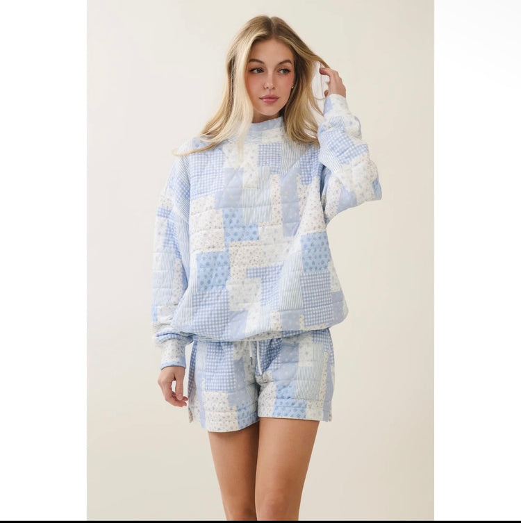 Cloud Nine shorts- Baby Blue
