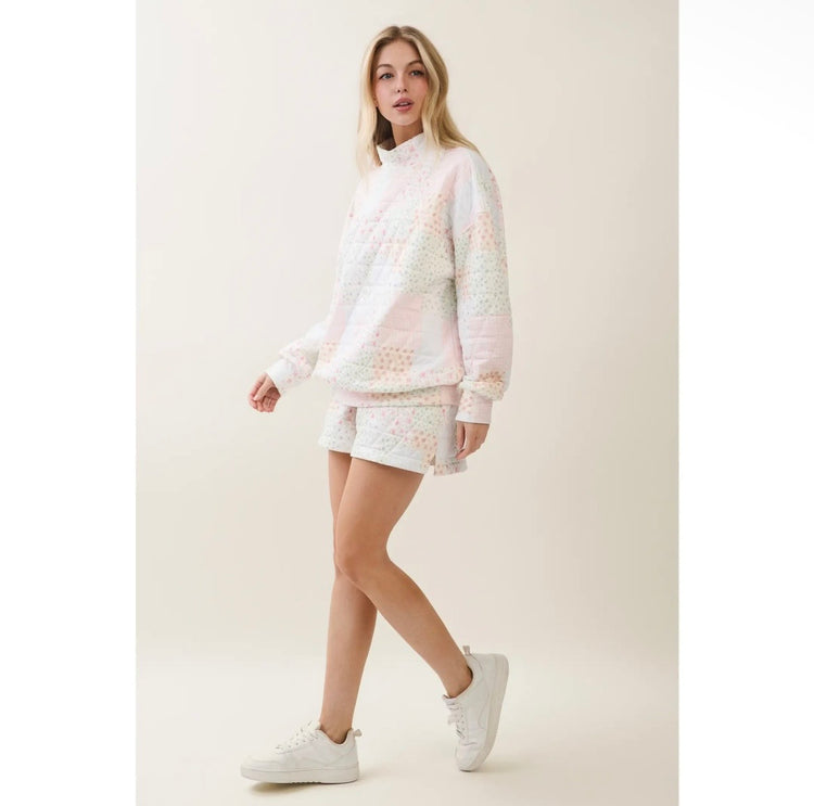Cloud Nine Mockneck-Pink