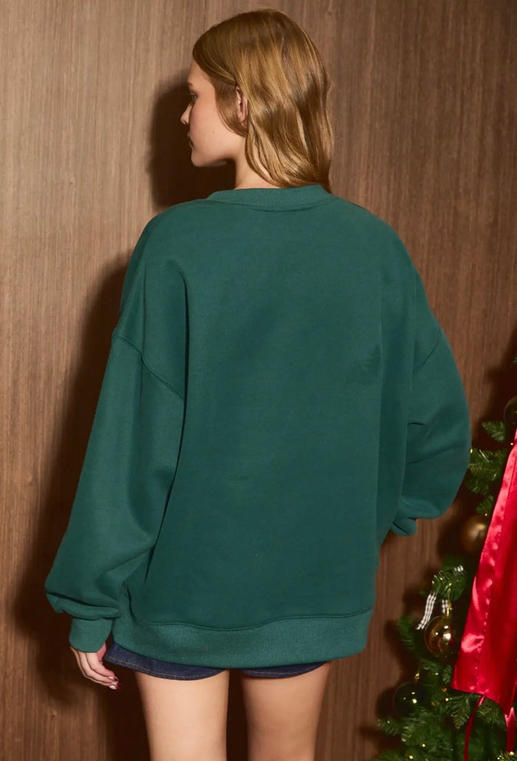 Merry Xmas Clothesline Crewneck