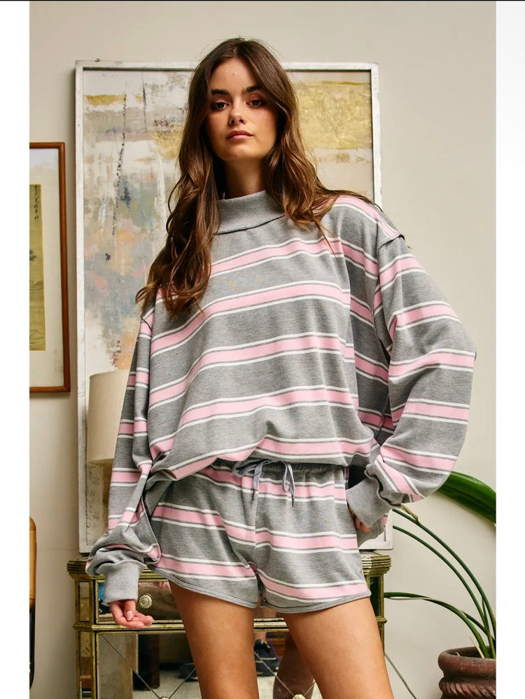 Sweetheart Striped Shorts