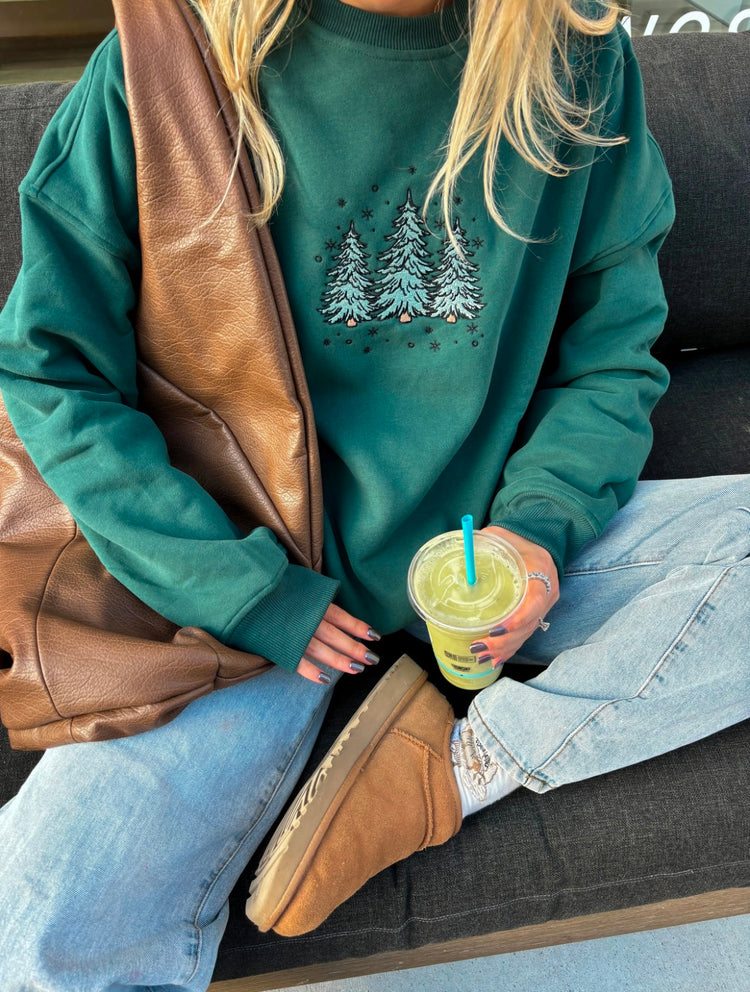 Merry Evergreen Crewneck