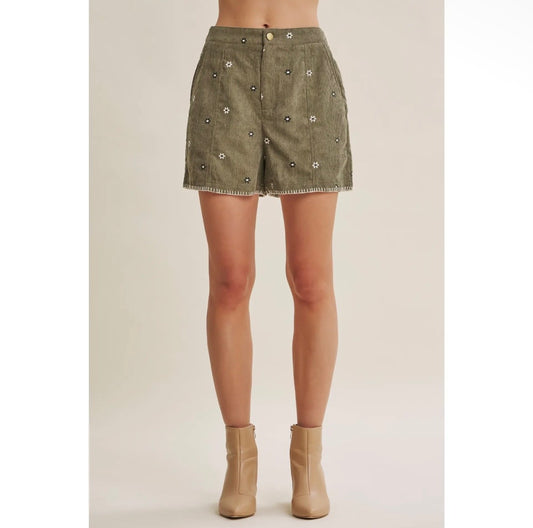 All Over Daisy Shorts
