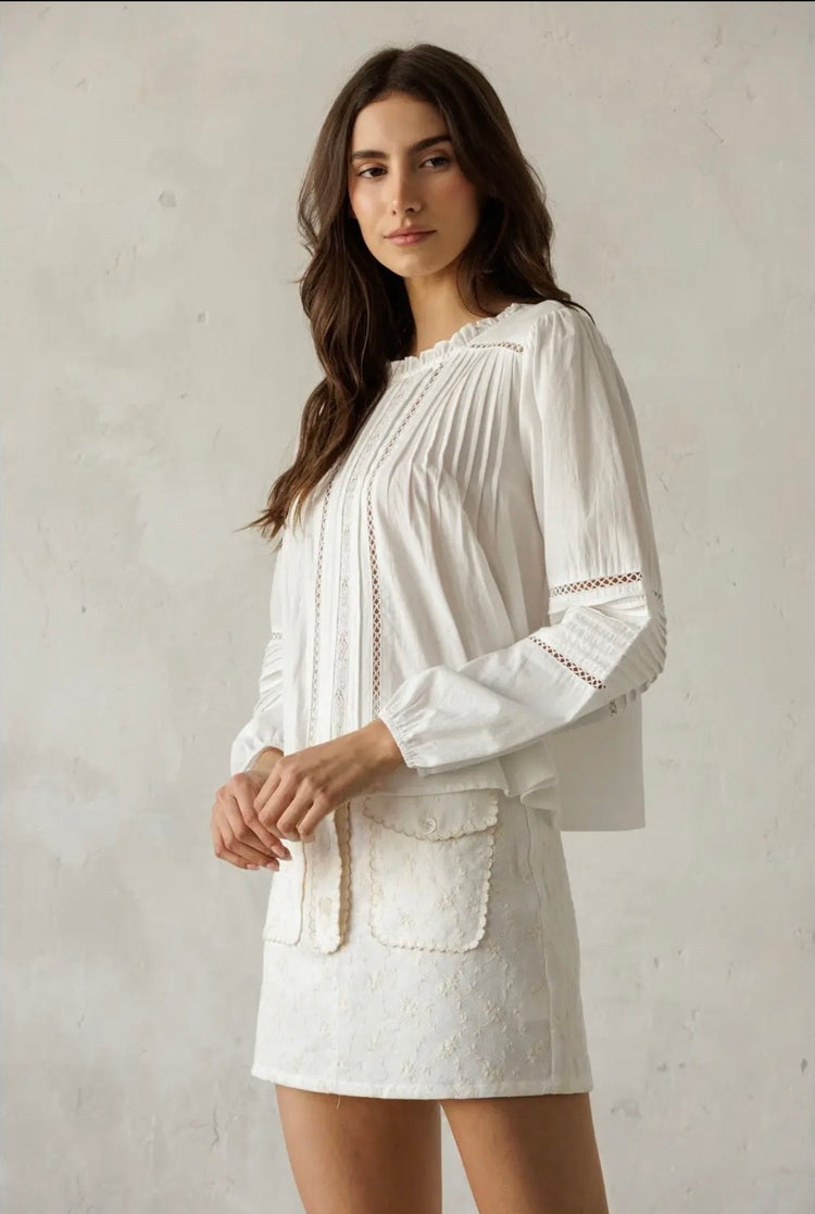 Heritage White Blouse