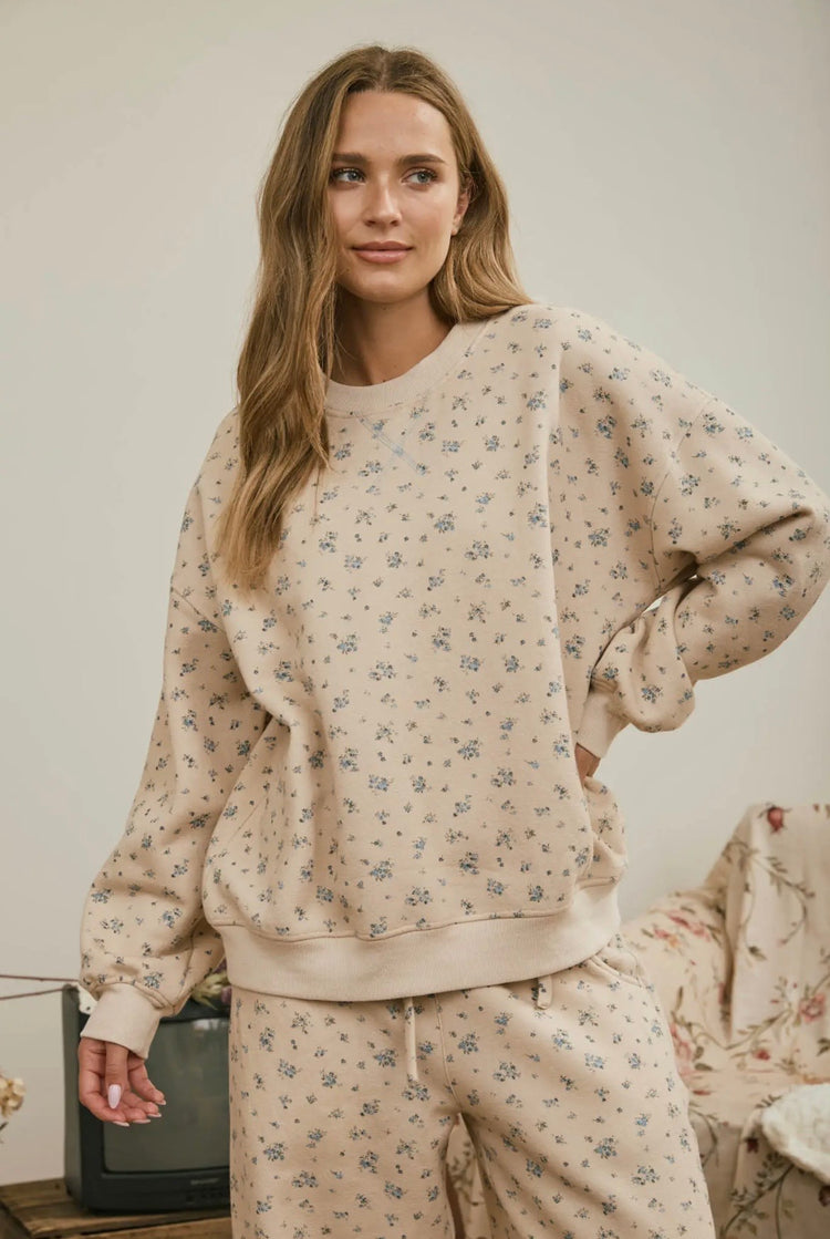 Ditsy Floral Crewneck